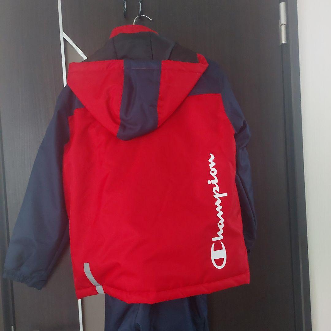 Champion 子ども用スキーウェア 赤/ネイビー