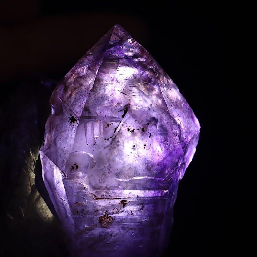 スーパーセブン セプター スモーキー アメジスト紫水晶 74.9g AMT254