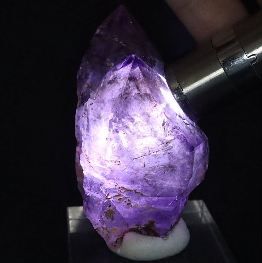 スーパーセブン セプター スモーキー アメジスト紫水晶 74.9g AMT254