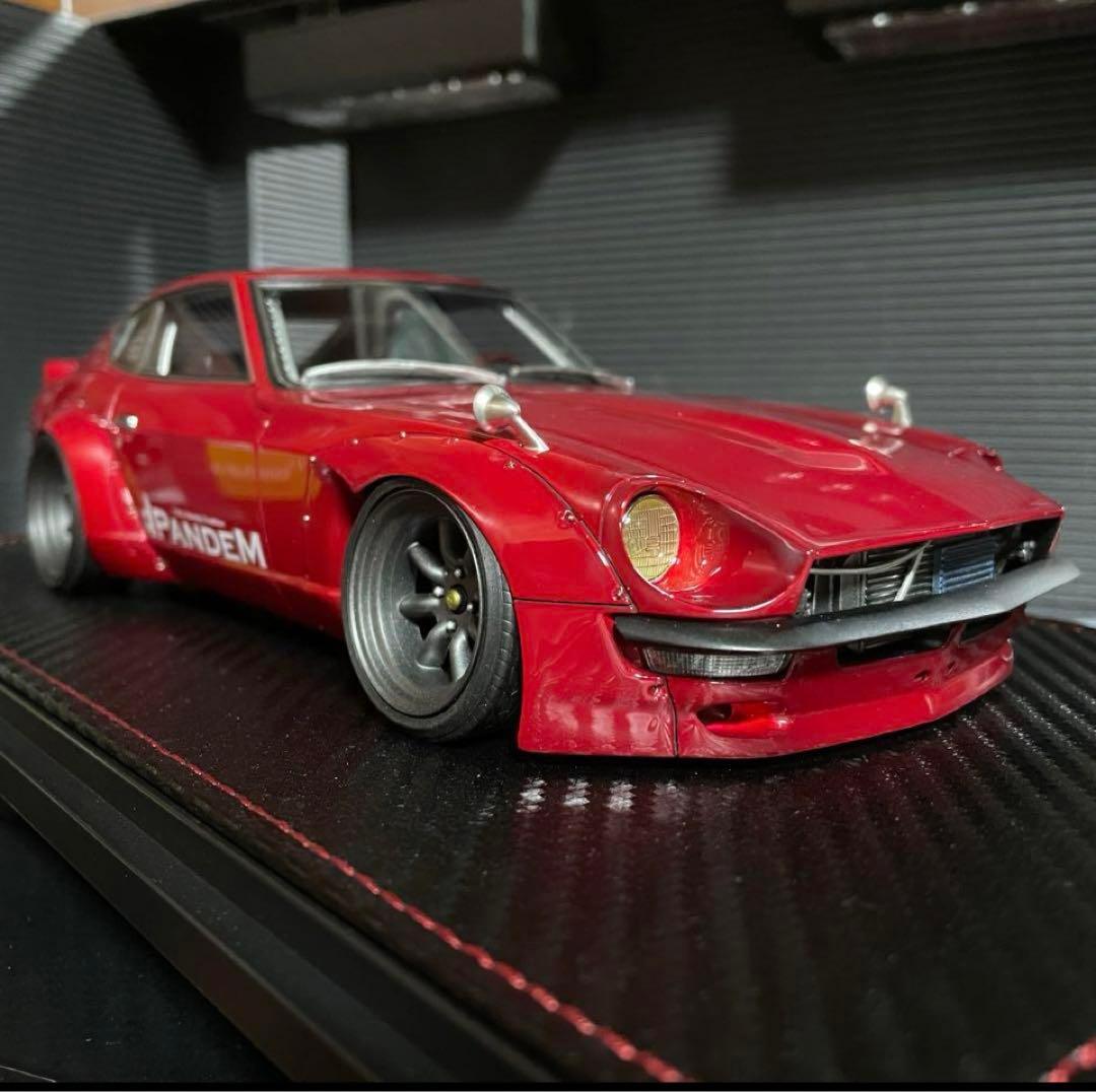 新品未展示品 イグニッションモデル 1/18 パンデムS30 Zレッドメタリック