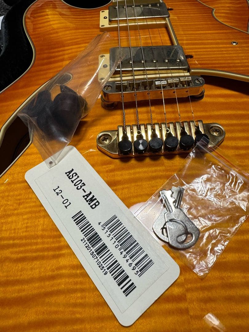 Ibanez AS103 AMB オレンジ