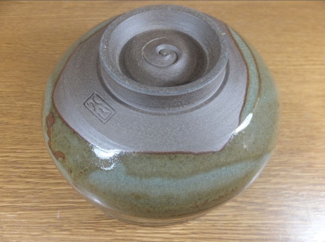 真作保証 12代 高取八山 (道雄) 白旗山 高取焼 コレクター放出品 福岡県