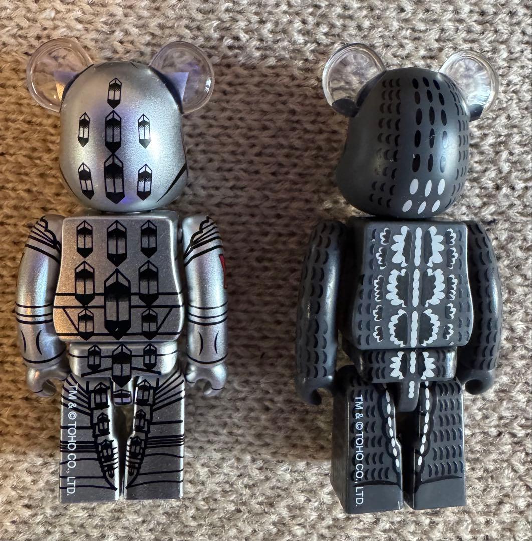 ベアブリック ゴジラ 1954 とメカゴジラ 1974 100%2体