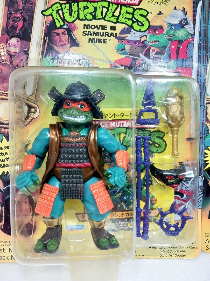 ニンジャタートルズ サムライレオナルド ミケランジェロ フィギュア