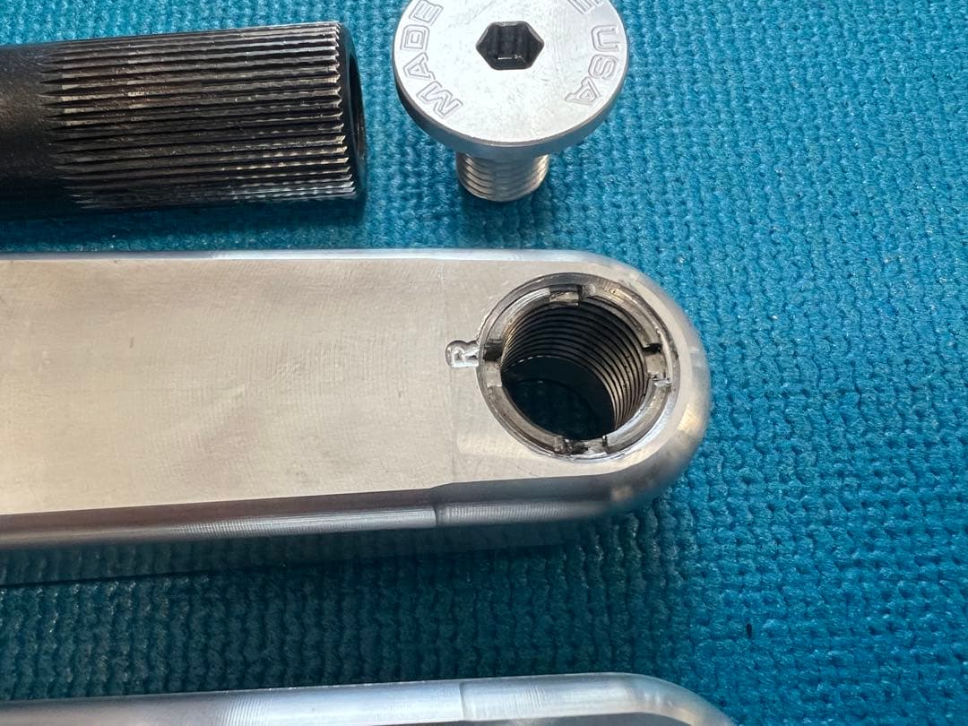 RNC BMX 7075 aluminum 3pcsクランク165mm,19mm