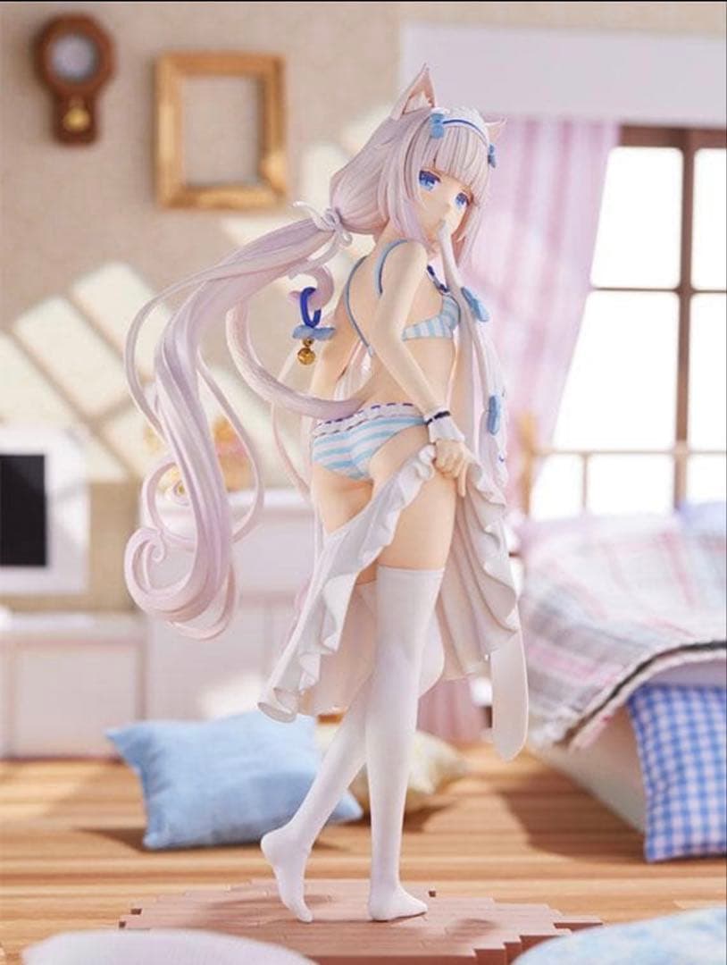 PLUM ネコぱら バニラ ~着替えのひと時~ 1/7 PVC製 フィギュア
