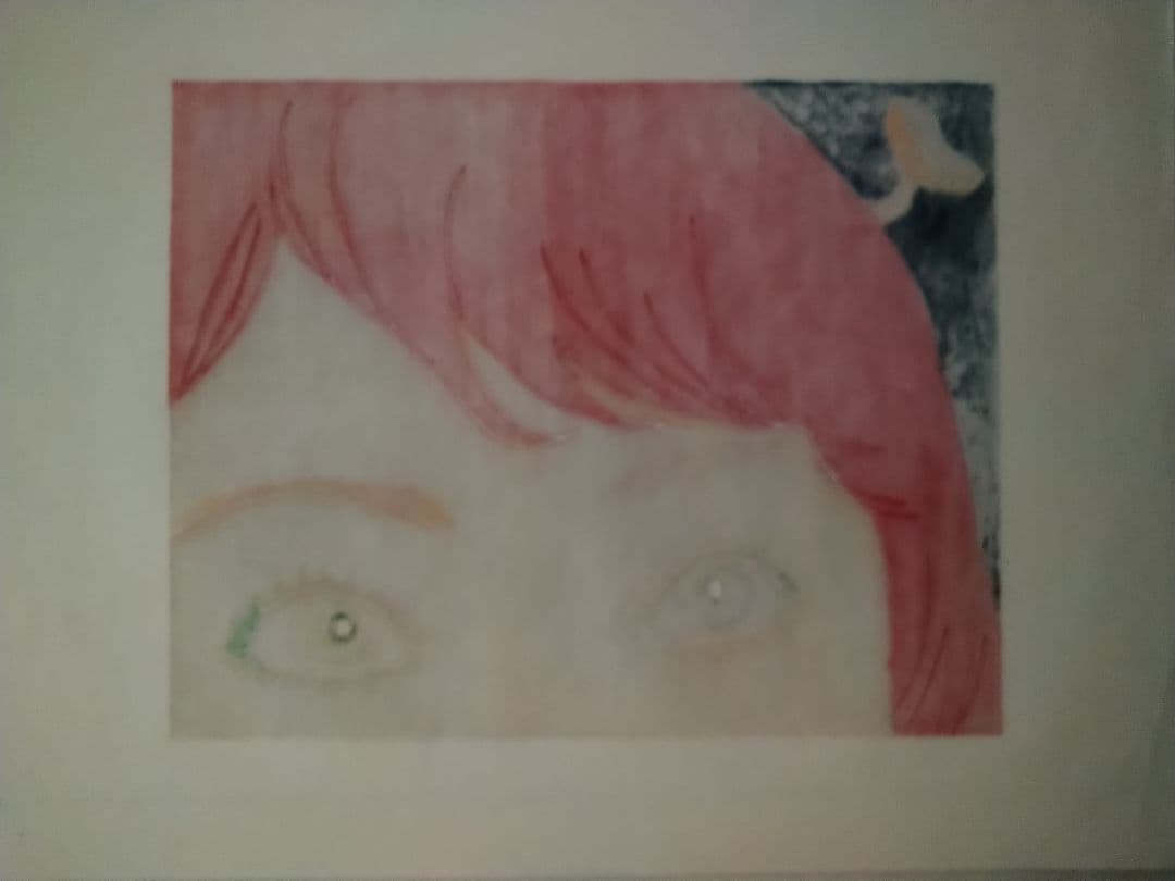 現代ア―ト作家・中田真央の木版画「マンドレイク」限定5部