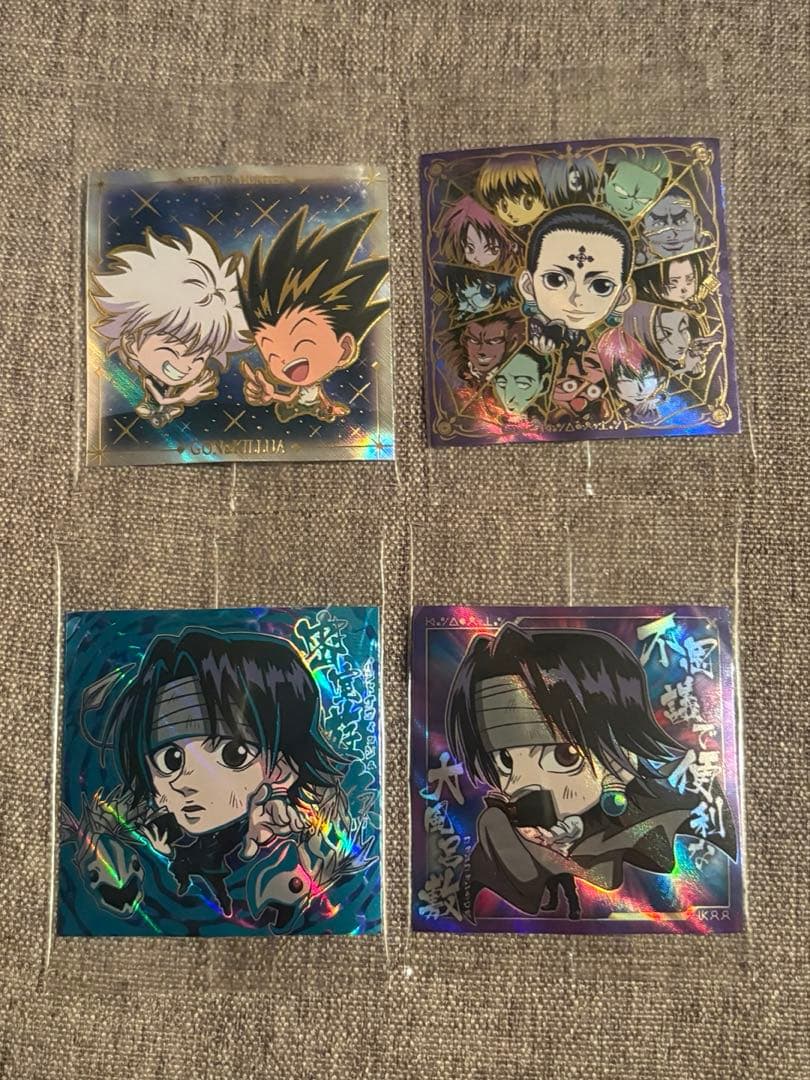 HUNTER × HUNTER ウエハースシール クロロ 幻影旅団 ゴン キルア