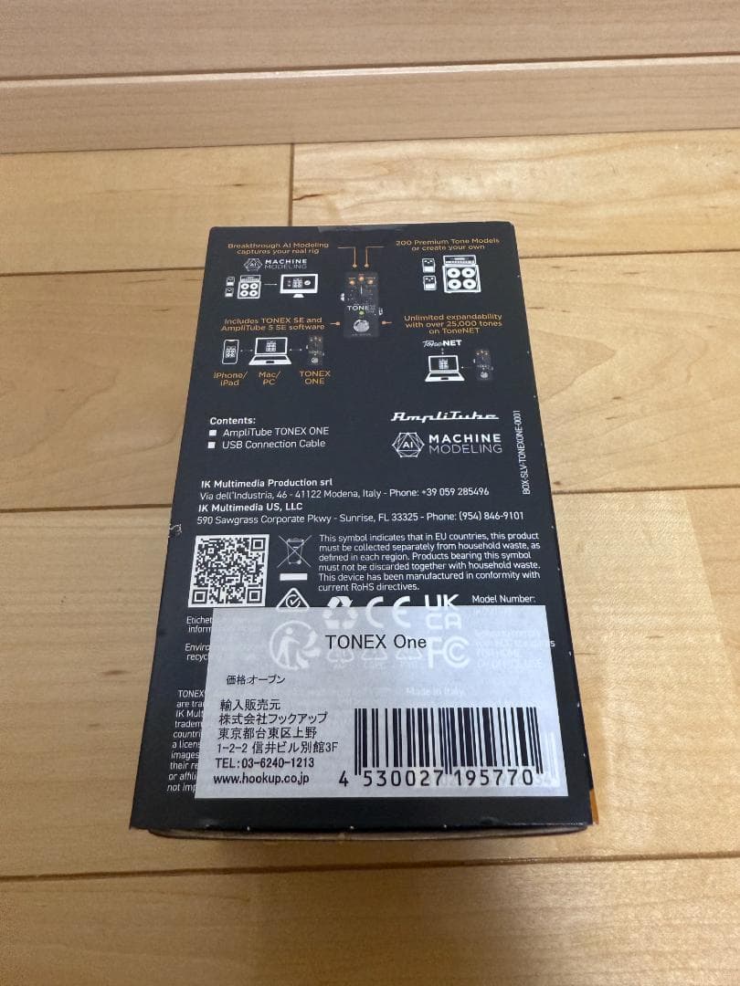 IK MULTIMEDIA TONEX ONE ギターエフェクター　新品未開封