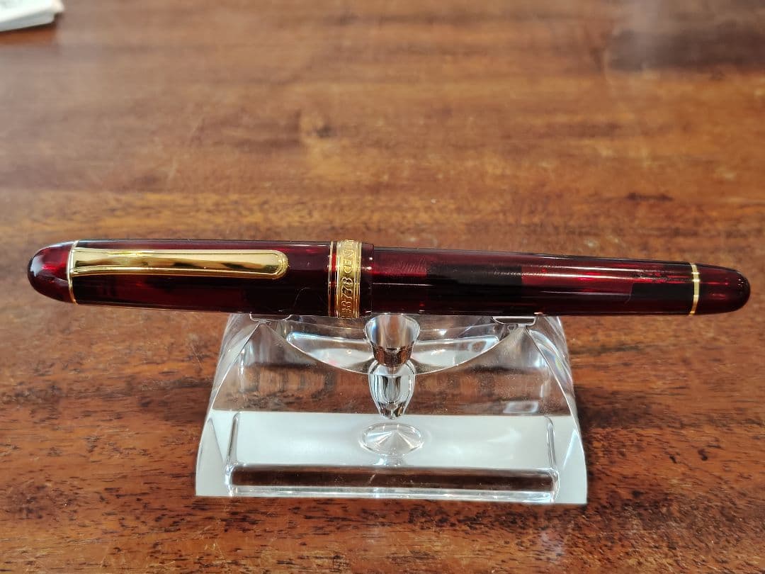 プラチナ万年筆 センチュリー3776 ブルゴーニュ 太字 Bニブ