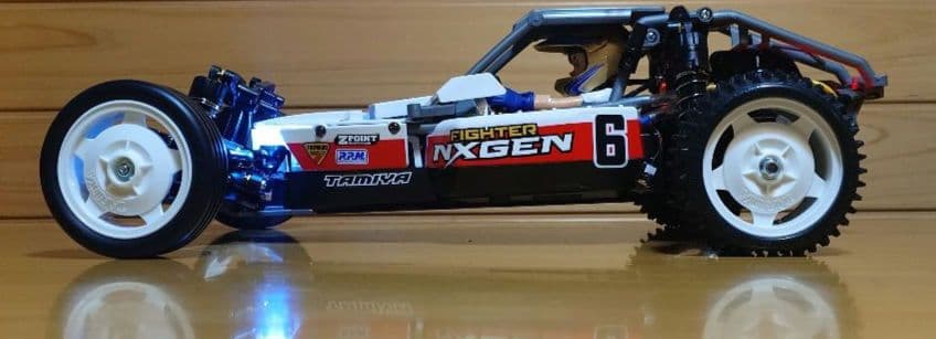 タミヤファイターネクスジェンLEDライト付＆プロポ＆バッテリー充電器新品完成品