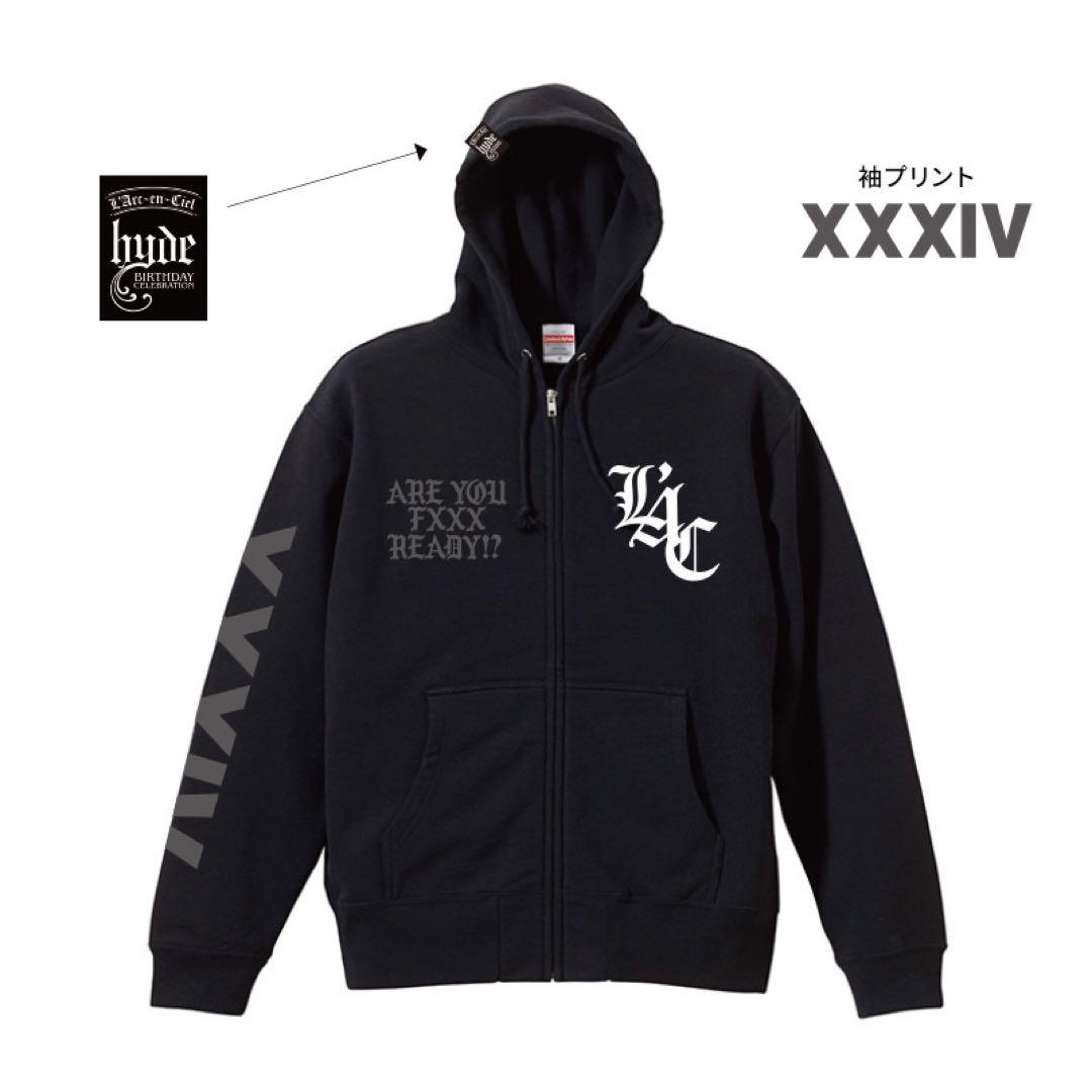 L'Arc〜en〜Ciel hydeバースデー　ハイ誕祭LACパーカーｓサイズ