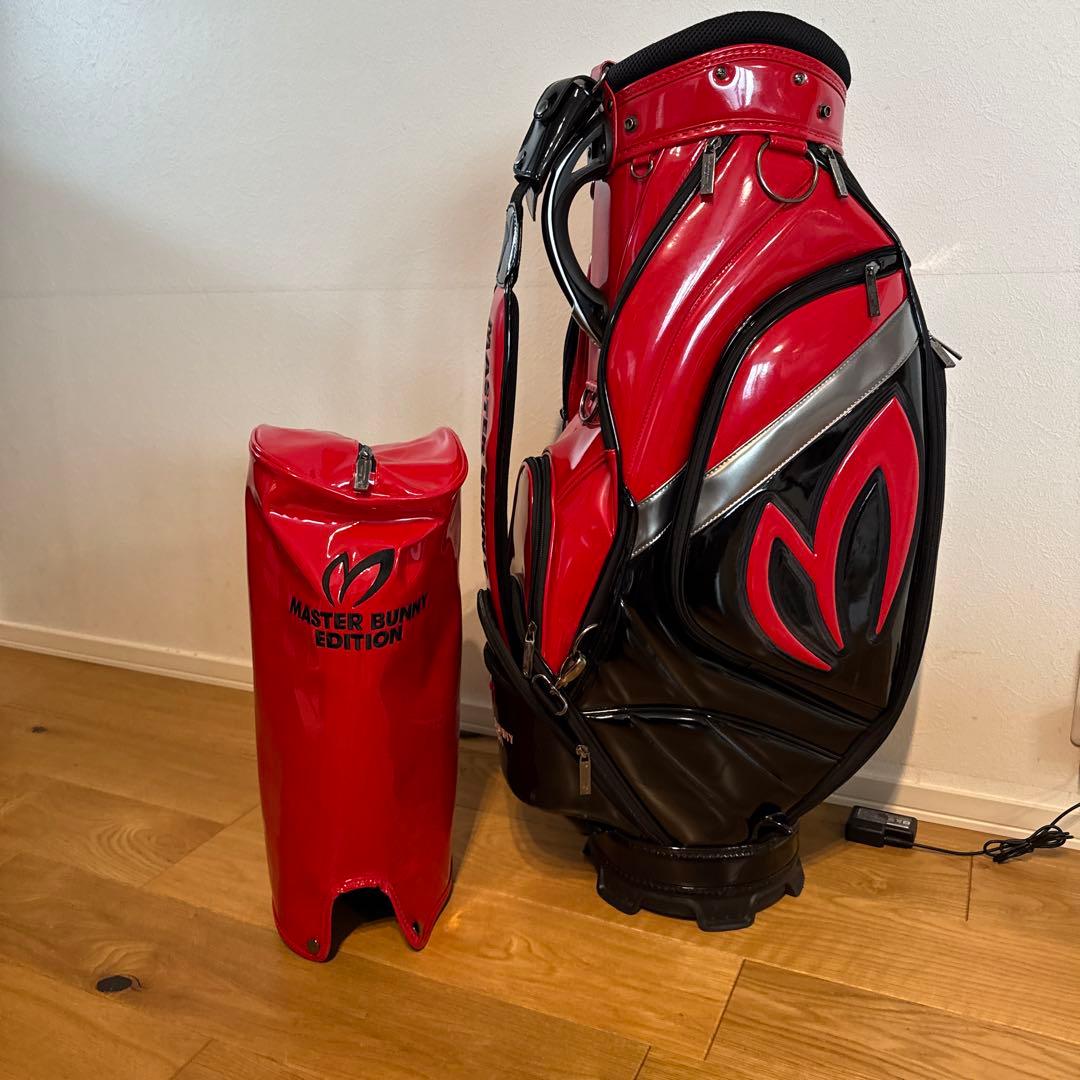 MASTER BUNNY EDITION キャディバッグ 赤黒