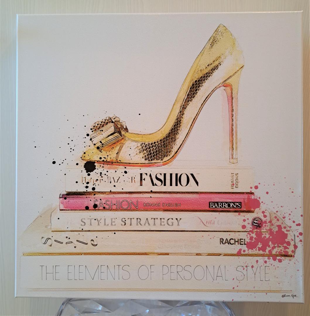 ゴールドヒールキャンバスアート51X51Oliver Galオリバーガル