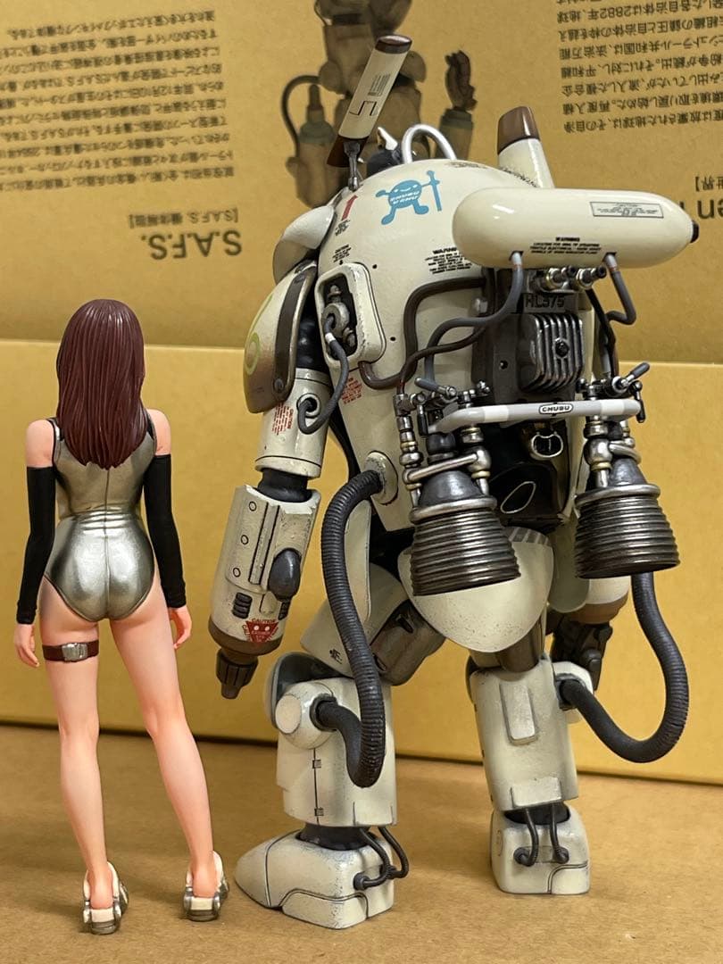 マシーネンクリーガー　ファイアボールにゃふスノウマン&レジンフィギュア完成品