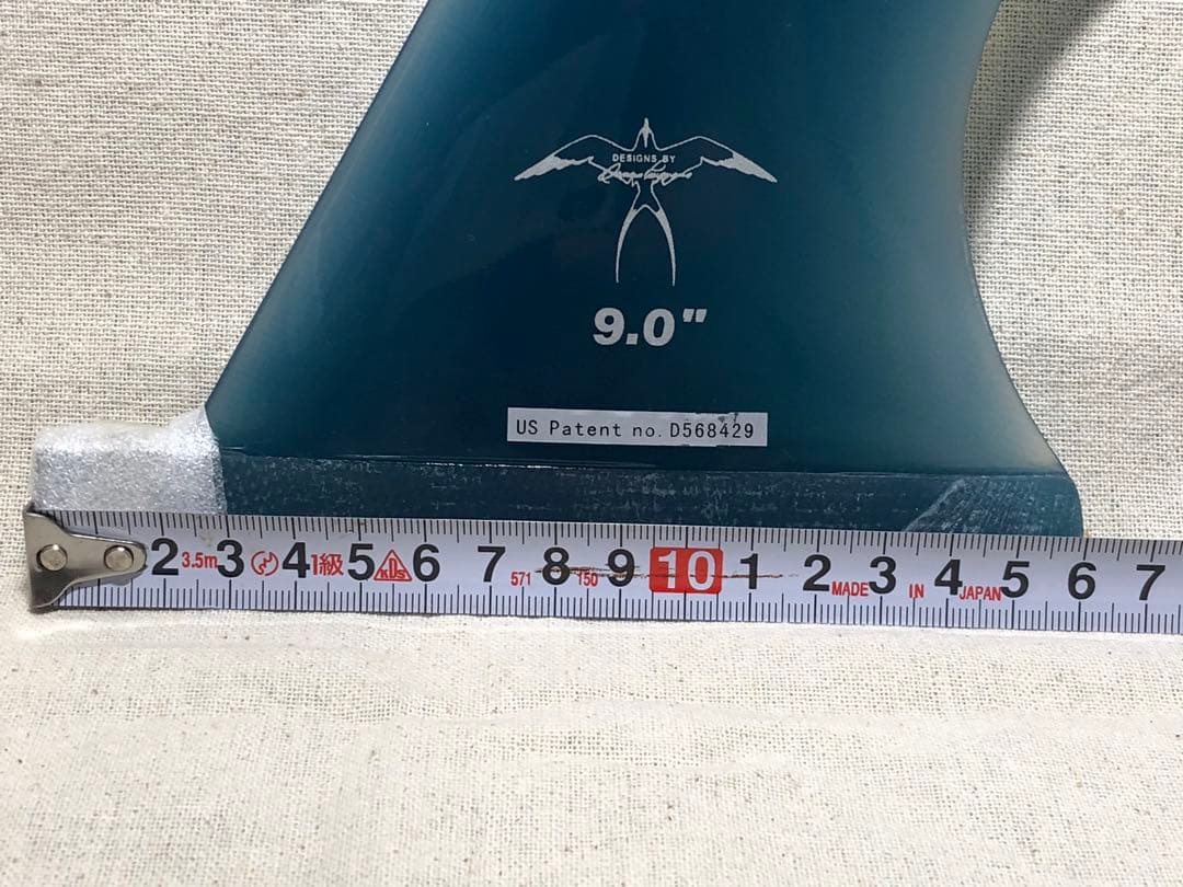 レア 新品未使用ドナルドタカヤマ HPD サーフボードフィン 9.0インチ