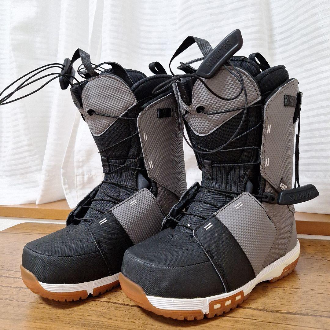 SALOMONスノーボードブーツ ブラック/グレー25.5cm