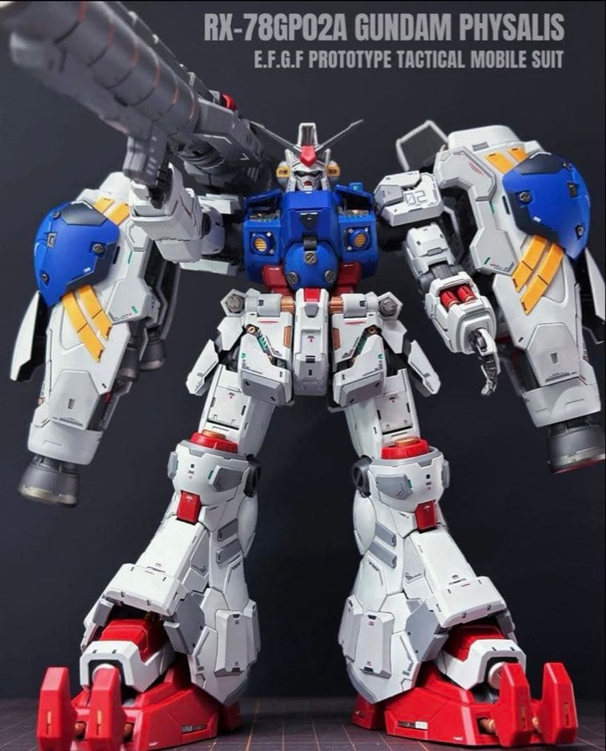 ソロモン 1/100GP-02Aガンダム試作2号機　サイサリス　電池付き