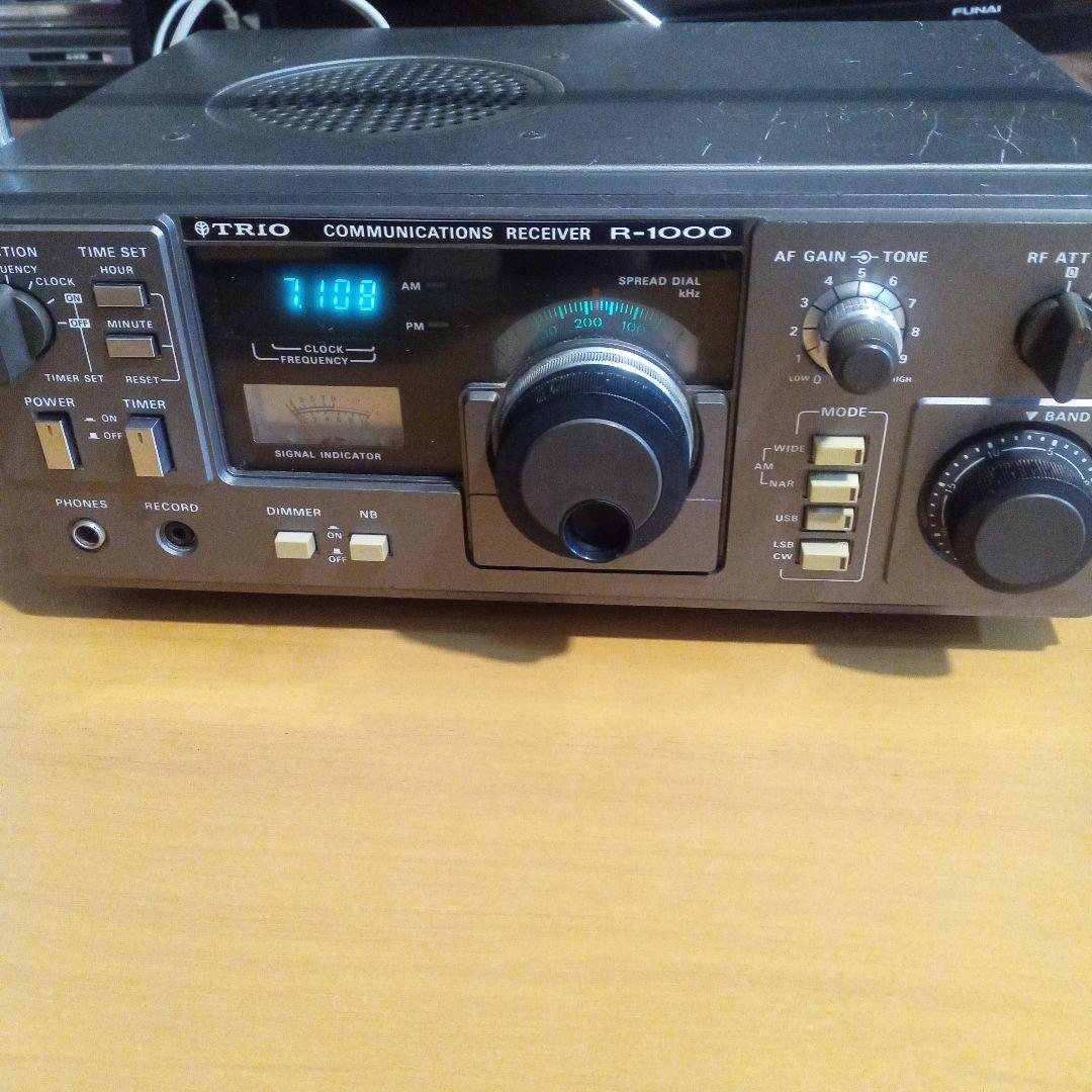 TRIO R-1000 受信機 通電受信確認済 BCLやアマチュア無線受信などに