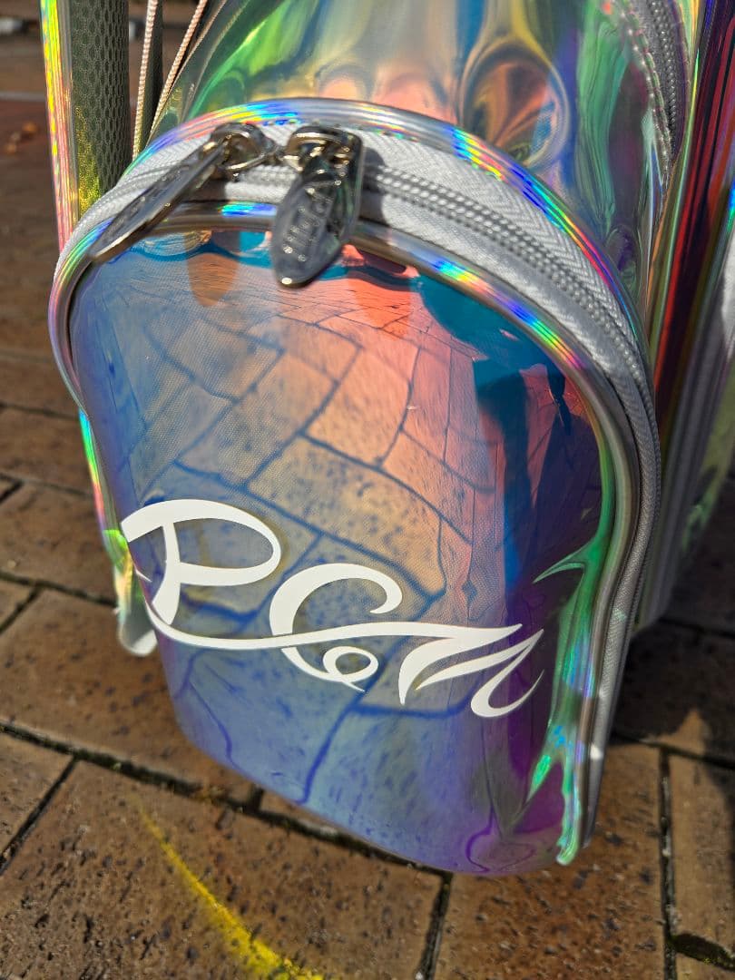 PGM　スケルトンオーロラ　スタンドキャディバッグ