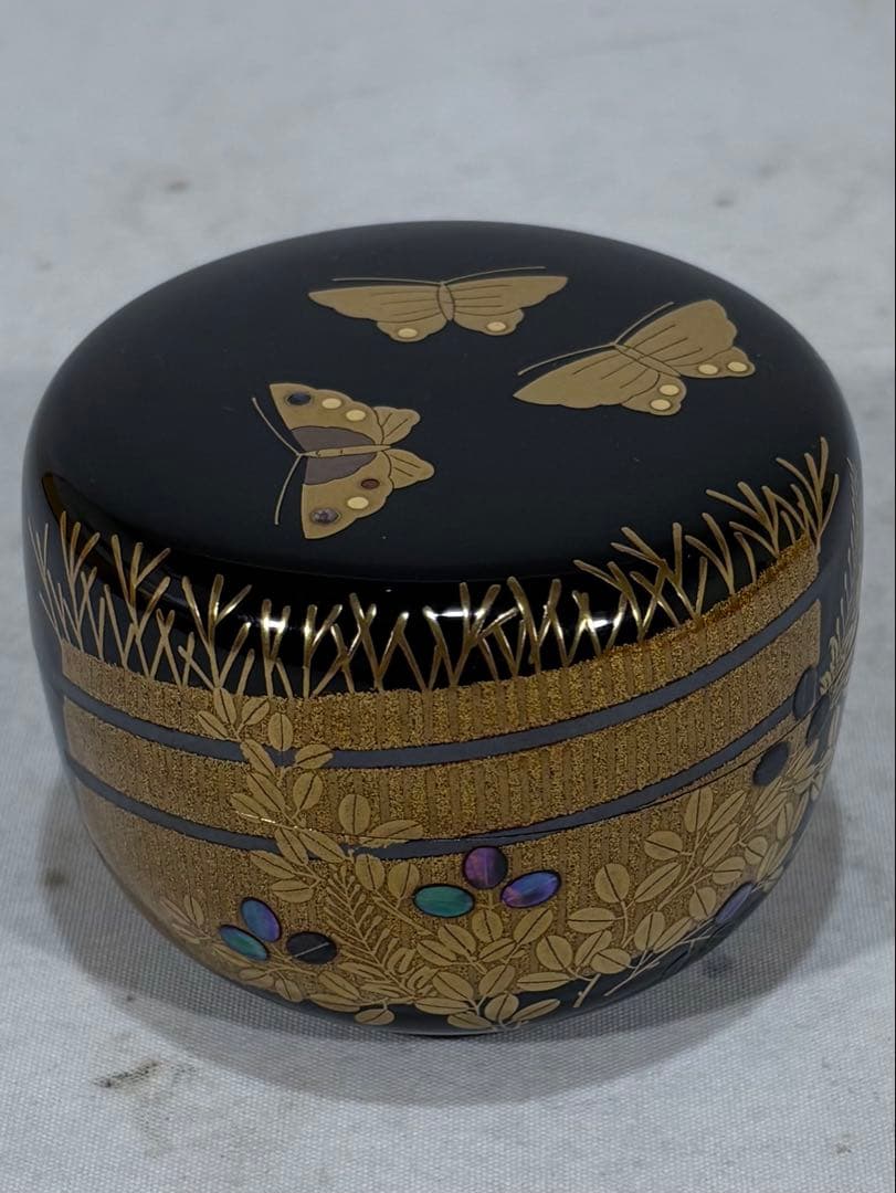 人間国宝　一后一兆作　野々宮 棗　美品　共箱　茶道具　送料込