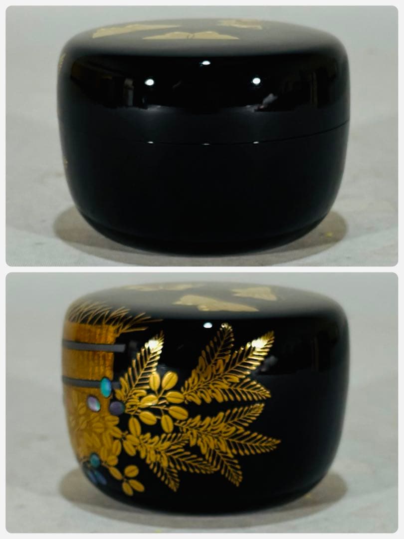 人間国宝　一后一兆作　野々宮 棗　美品　共箱　茶道具　送料込