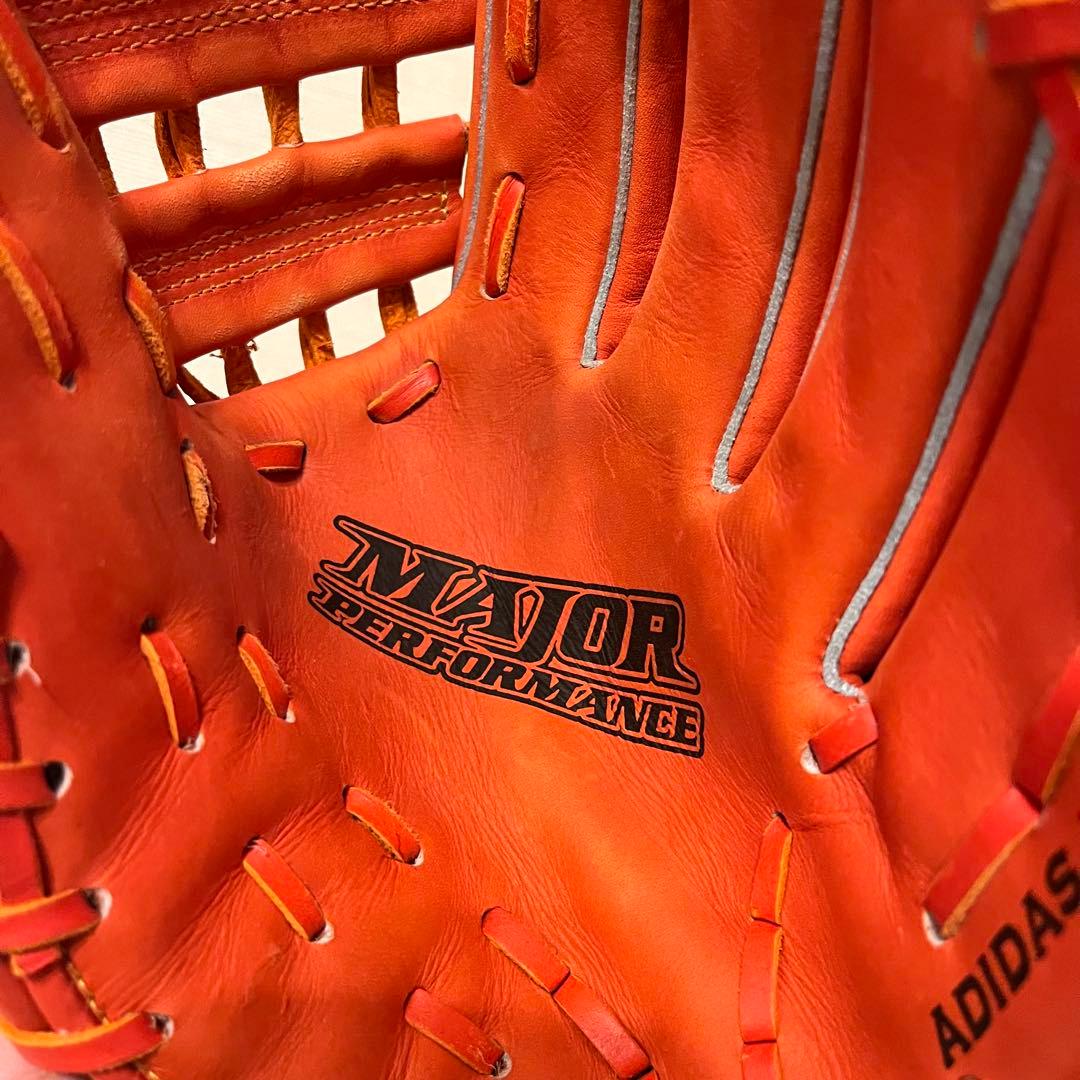 美品 アディダス メジャーパフォーマンス 軟式 内野手用 グローブ 未型付け
