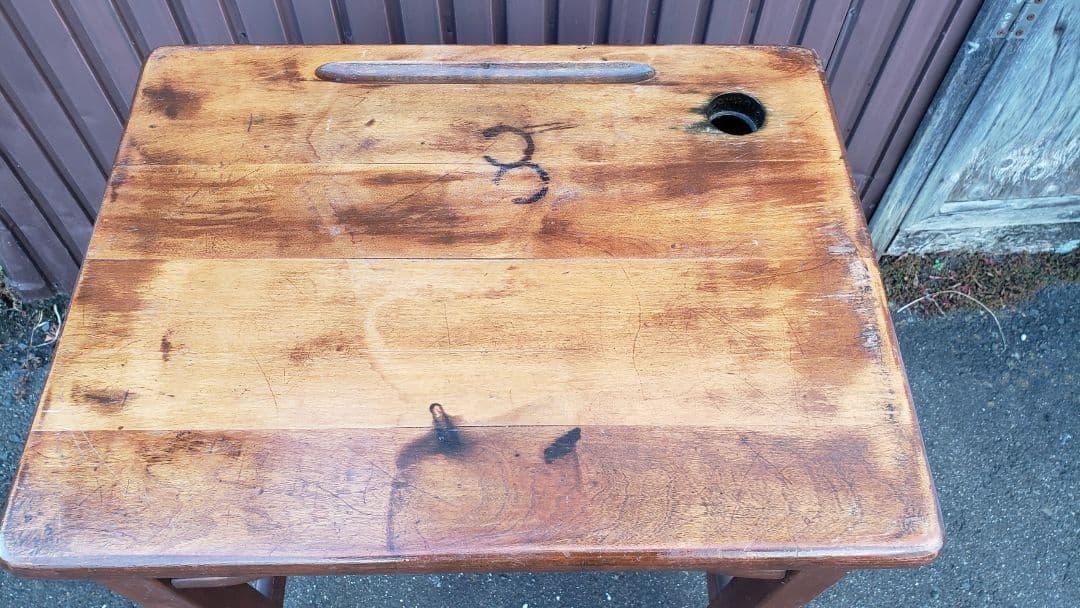 アメリカ　アンティーク　デスク　机