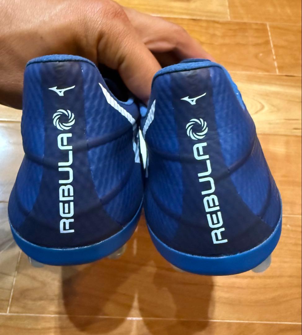 新品レビュラ3ジャパンMizuno サッカーシューズ 青 日本製　27センチ