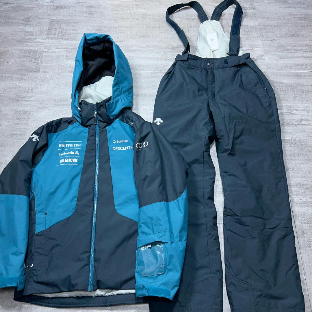 23/24モデル スイス代表 デサント audi スキーウェア 150cm