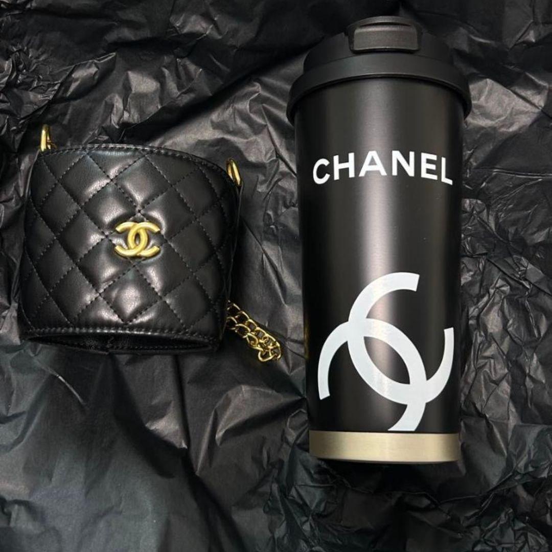 【数量限定】❤CHANEL❤ 非売品 ボトルホルダー タンブラー 水筒 ブラック