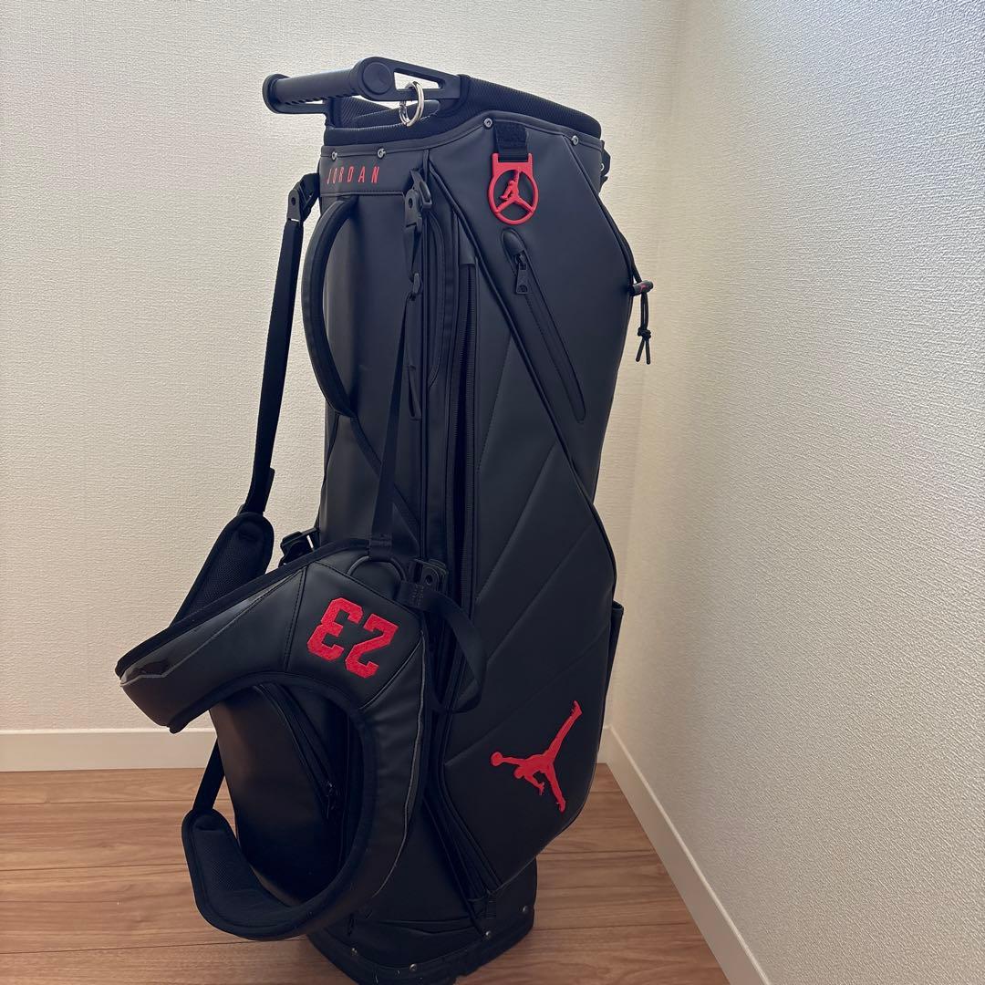 JORDAN フェイドアウェイプレミアムゴルフバッグ ブラック/レッド
