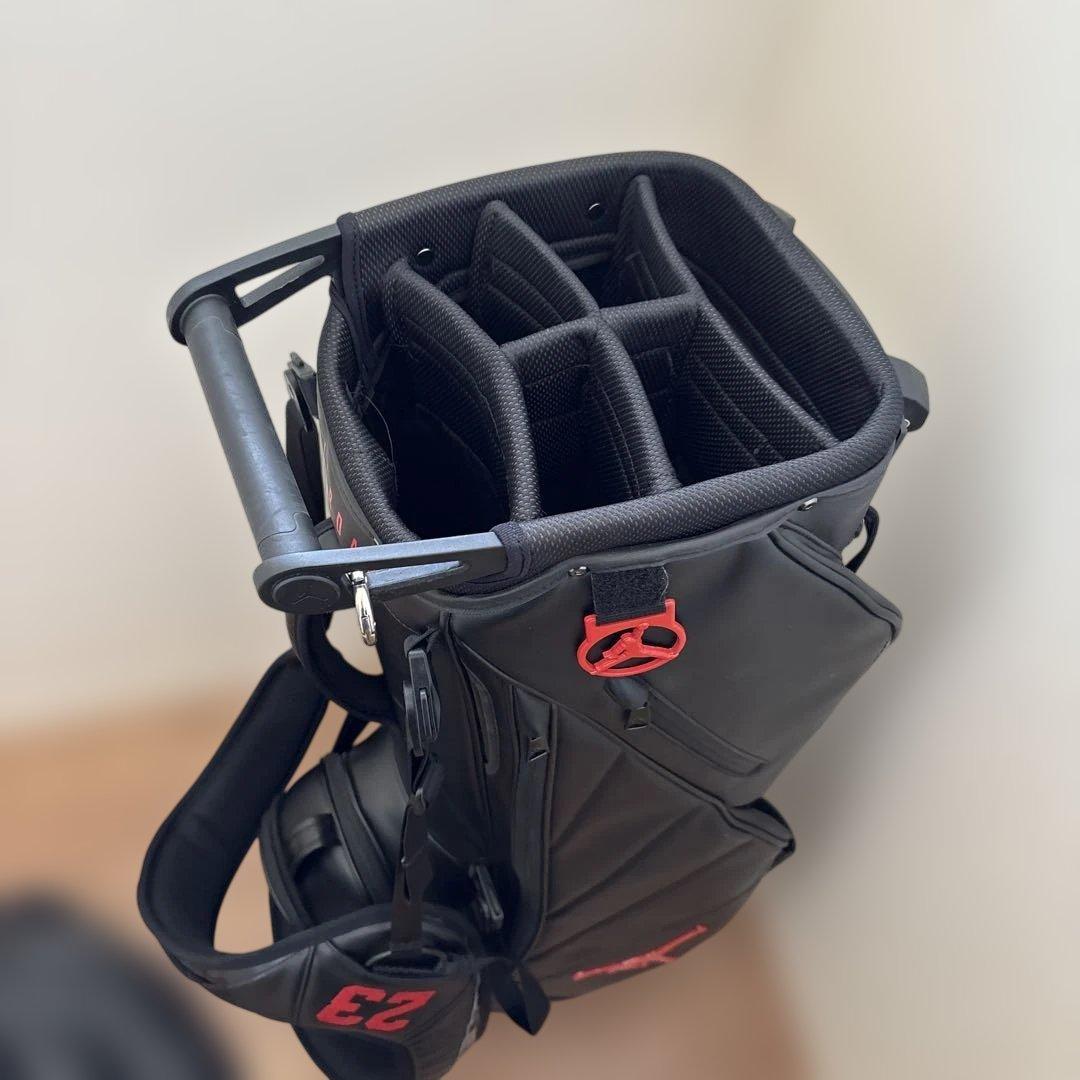 JORDAN フェイドアウェイプレミアムゴルフバッグ ブラック/レッド