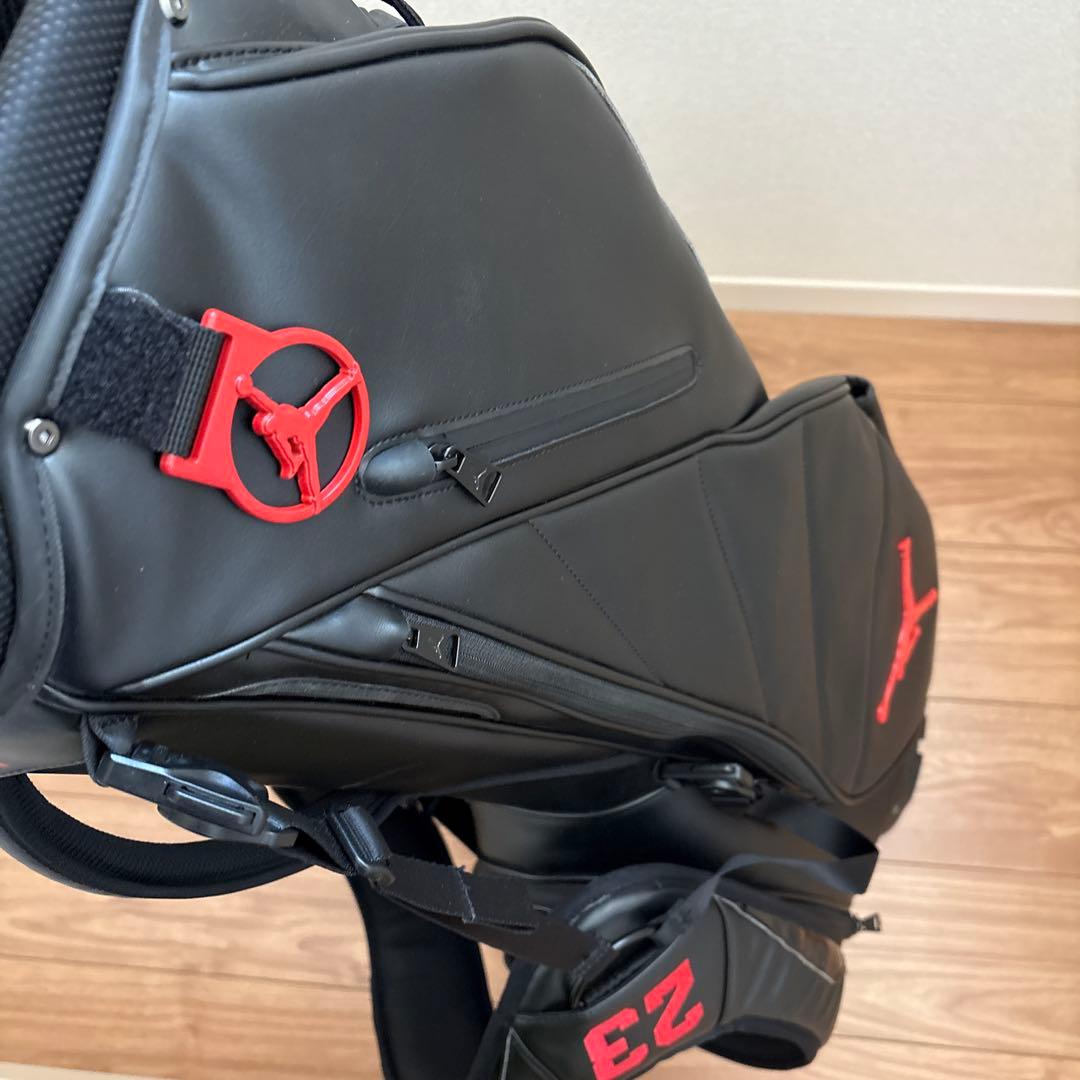 JORDAN フェイドアウェイプレミアムゴルフバッグ ブラック/レッド