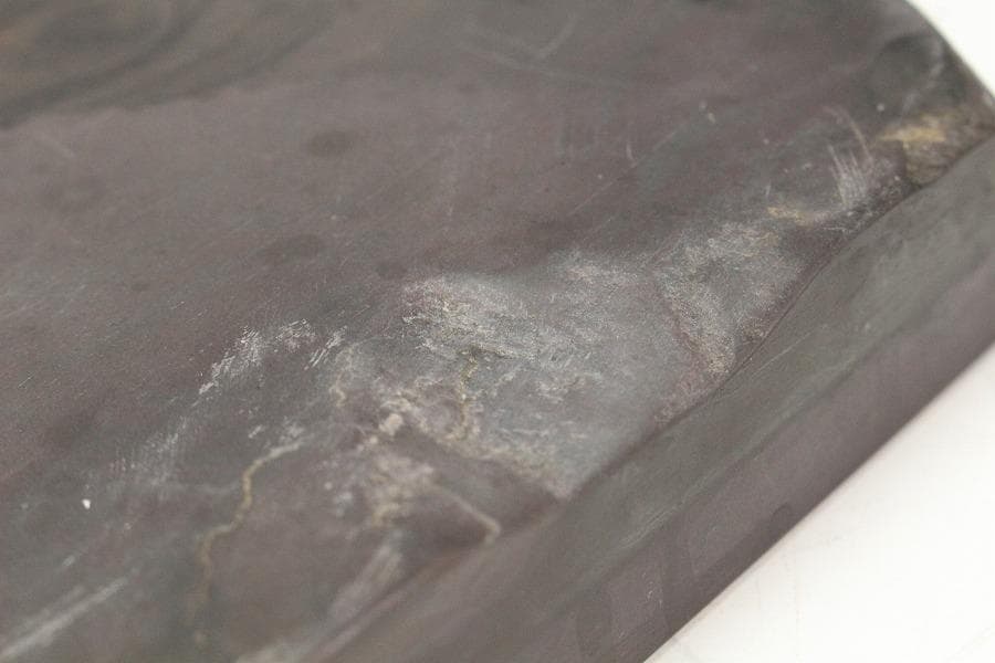 中国美術 古硯 端渓 白玉貼紫檀箱(K-LC732)