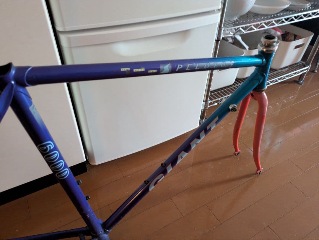 【フレームセット】希少 GIANT PELOTON 6000　クロモリフレーム