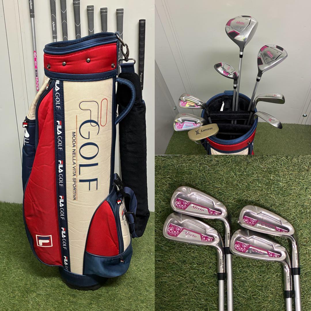 レディースゴルフクラブセット【FILA GOLF】【Afect】【初心者用】