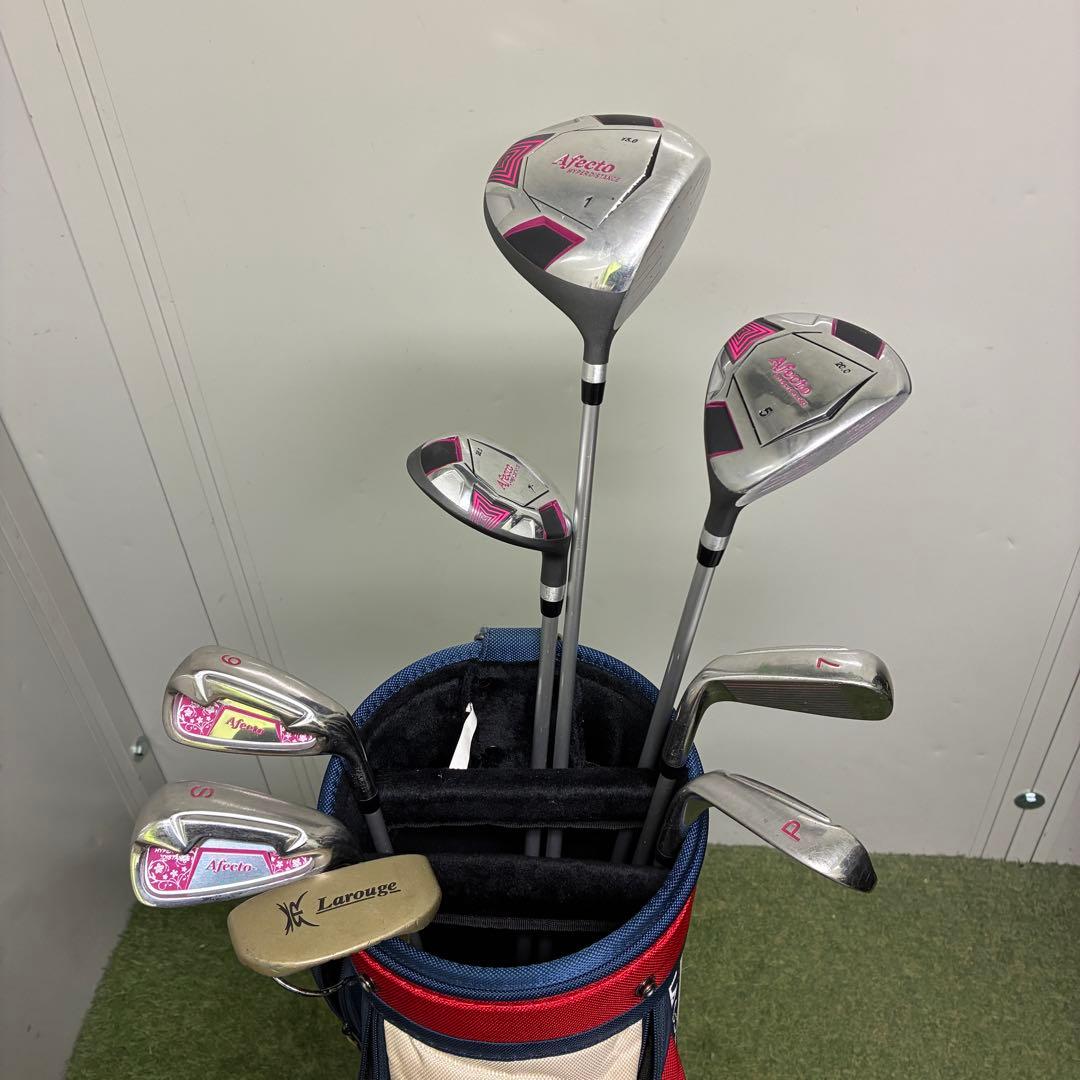 レディースゴルフクラブセット【FILA GOLF】【Afect】【初心者用】