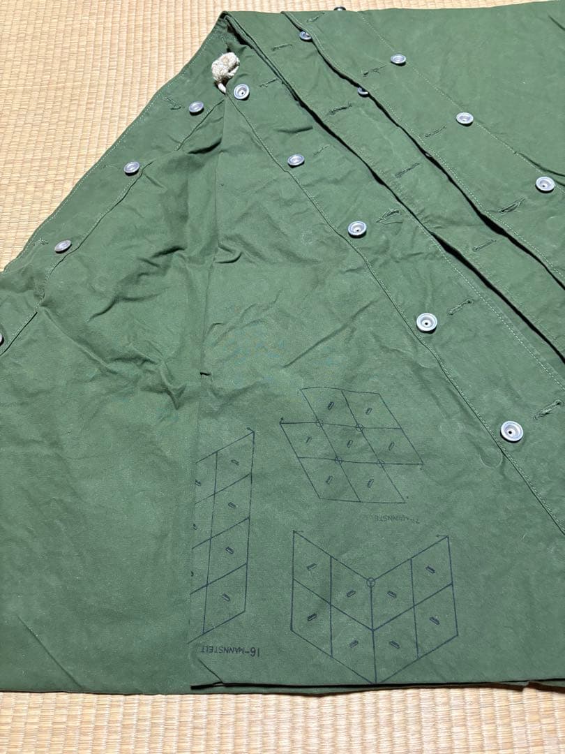 （タマタブ）ノルウェー 軍幕 デッドストック 極美品