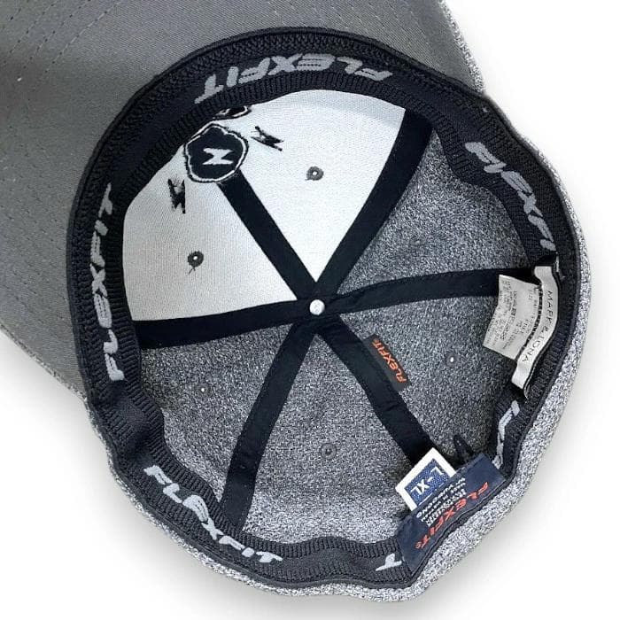 美品 中古 マーク＆ロナ FLEXFIT スカル 髑髏 キャップ 帽子 ゴルフ