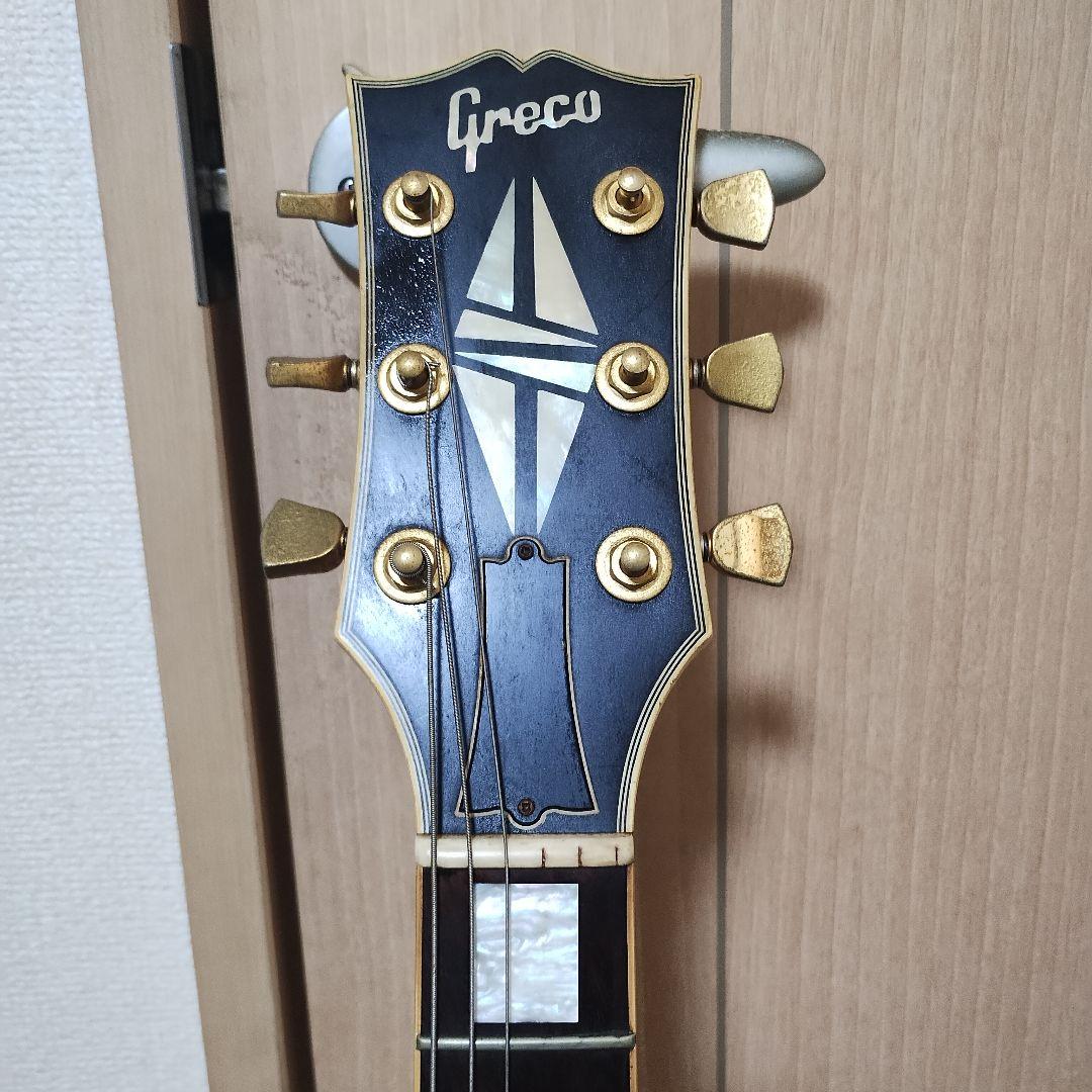 グレコ　エレキギター クリームカラー