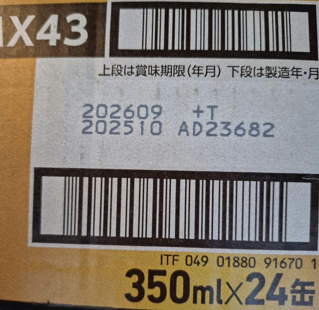 エビスビール（生）350ml×24本入　2ケース