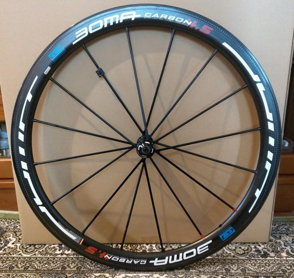 BOMA TH-W45CSP カーボン チューブラー 前後ホイールセット