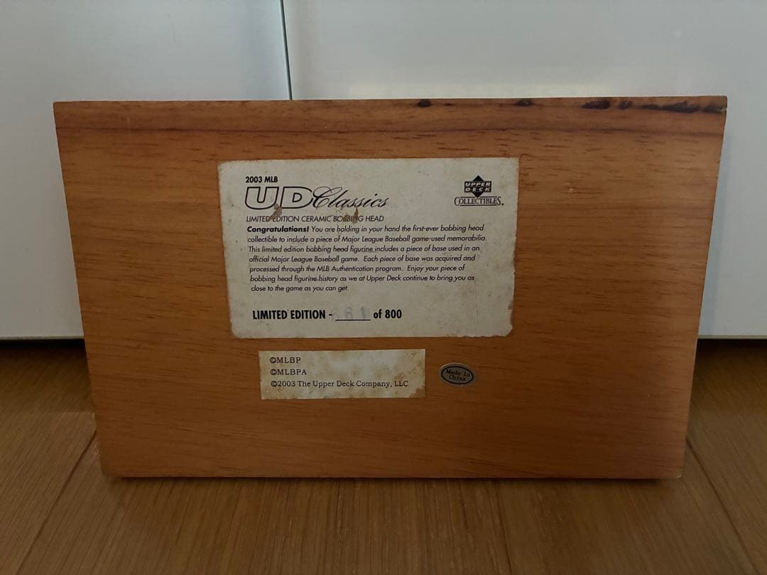 イチロー ボブルヘッド 2003 MLB 限定版 61 of 800