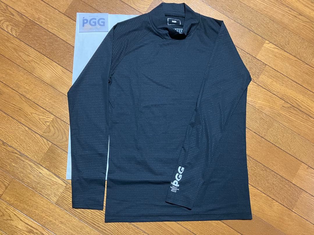 パーリーゲイツ　PGG 長袖ハイネックカットソー　2 ブラック　新品未使用