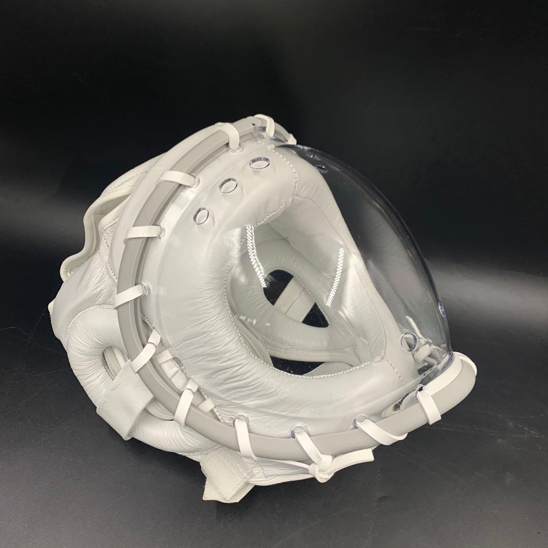 a397 MARTIAL WORLD ヘッドギア　ヘッドガード ホワイト　白　M