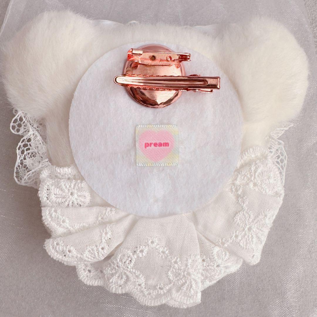 pream サンリオ 作家 テディベア ハンドメンド ぬいぐるみ ブローチ