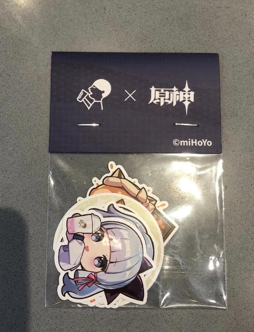原神 Genshin HEYTEA 限定コラボ紙ステッカー2セット
