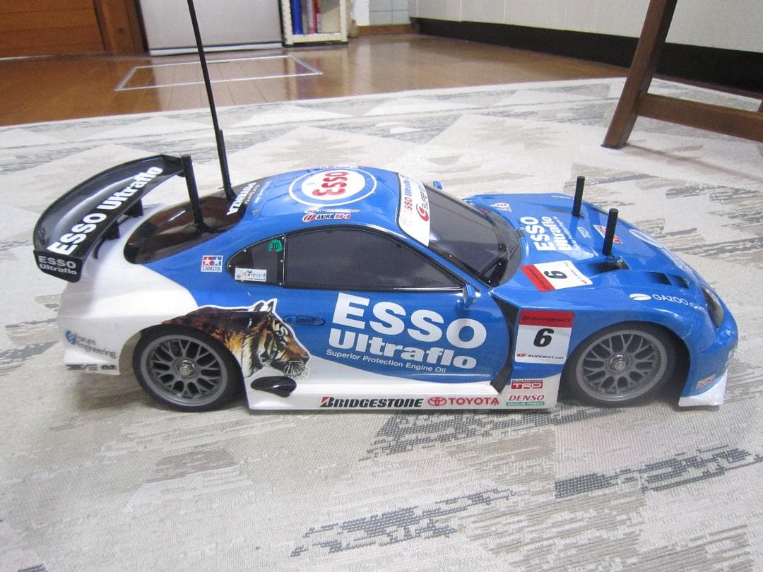 完全動作品 1/10 TT01 カスタム エッソ ウルトラフロー スープラ 送込