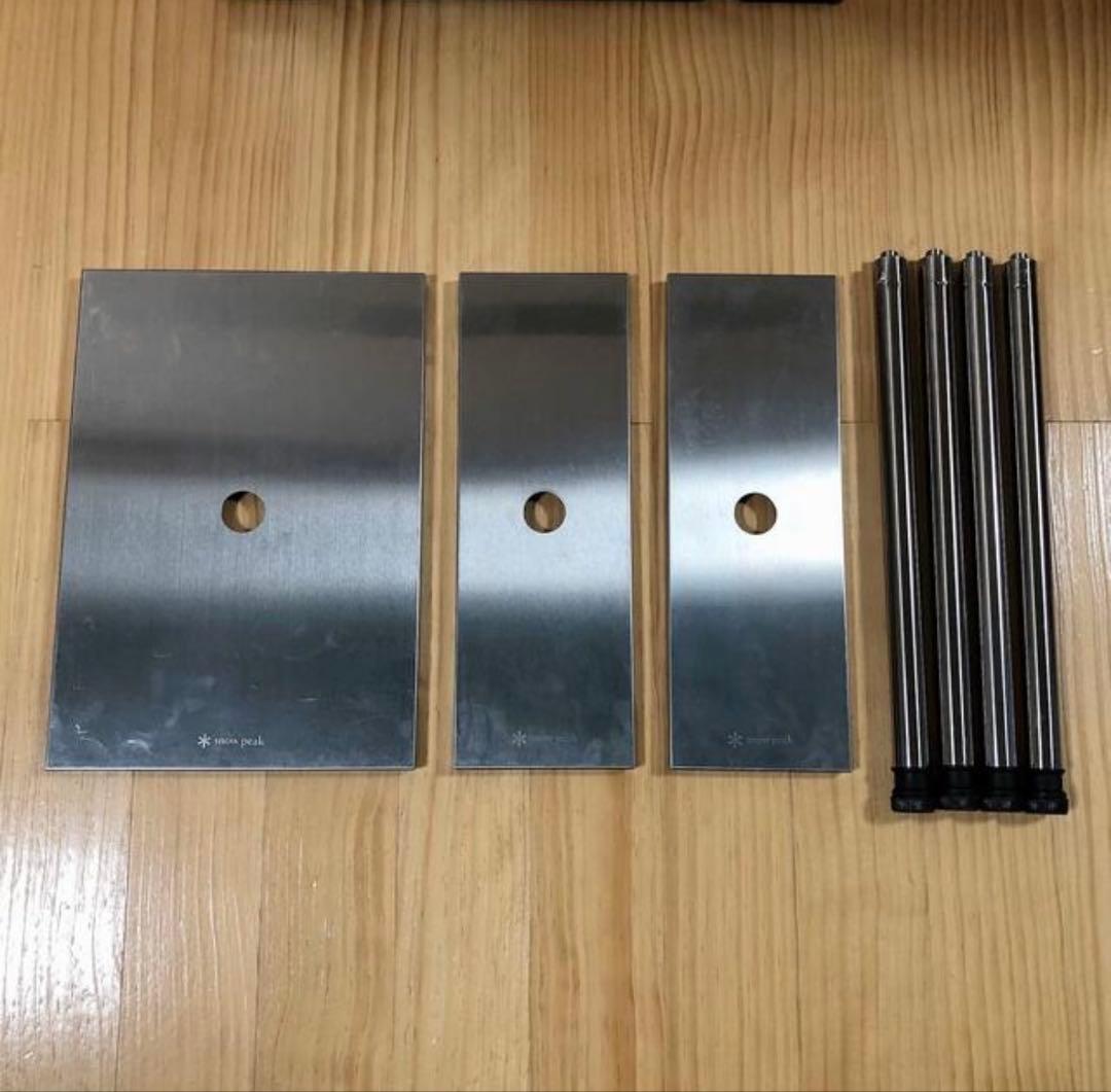 スノーピーク　IGTロングテーブル、フラットバーナーセット